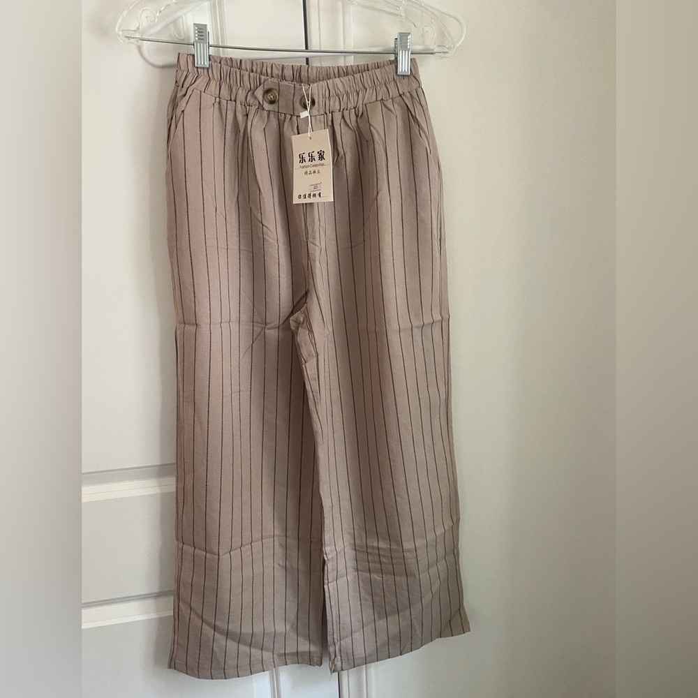 Classic striped pants